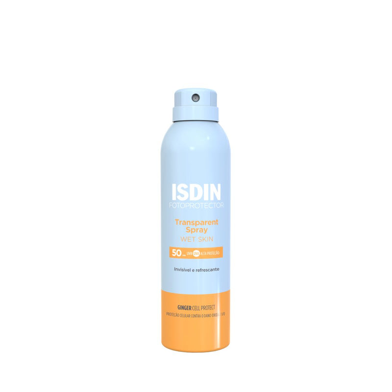 Protetor Solar Corporal Transparente Spray FPS 50 Isdin 250ml